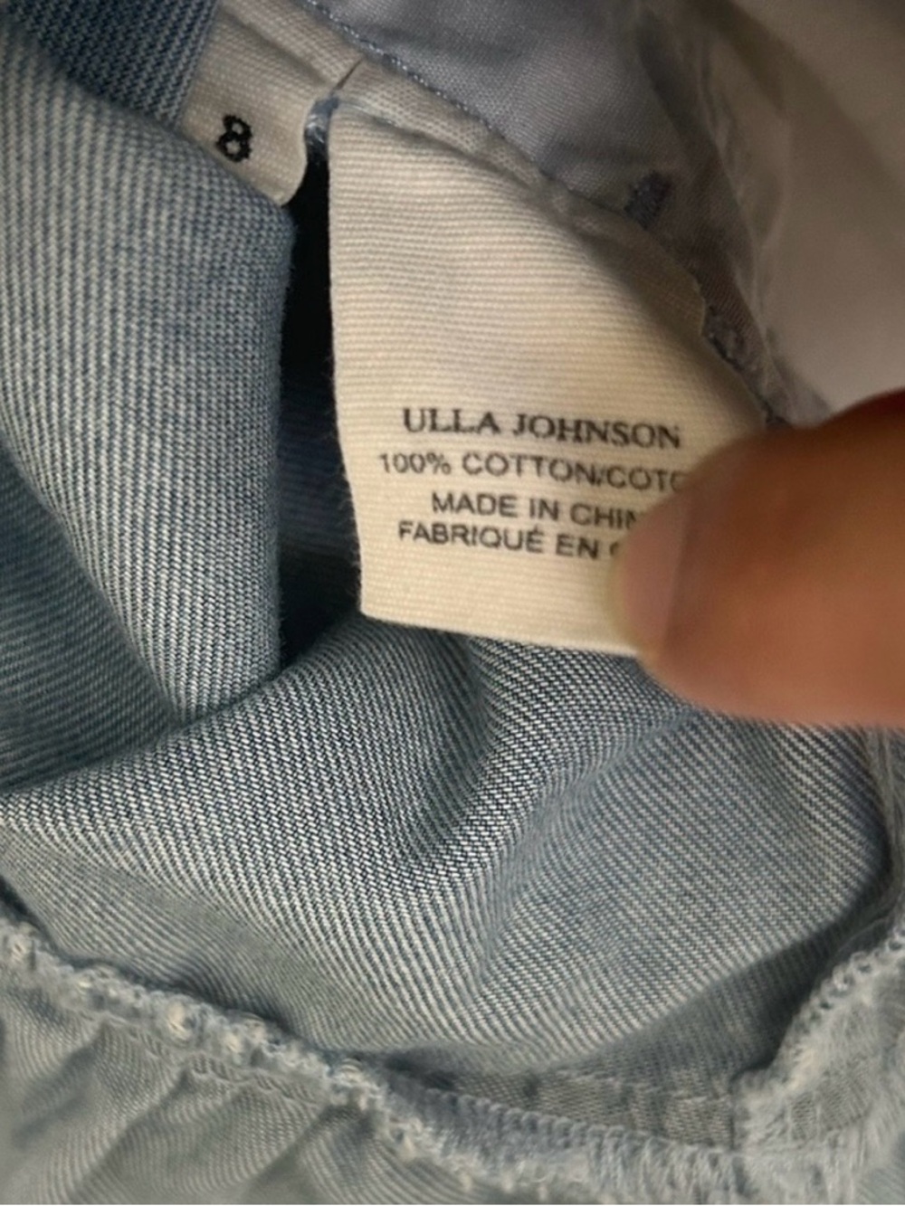 Ulla Johnson Light Blue Jean Dress - Picture 5 of 5